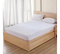 Oliver Bedding Double Size Waterproof Mattress Protector (191x137 cm), Terry Towel Fitted Cover, Breathable, Deep Fit up to 30cm, Anti-Allergy & Bed Bug Protection