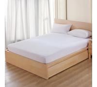 Oliver Bedding King Size Waterproof Mattress Protector (200x150 cm), Terry Towel Fitted Cover, Breathable, Deep Fit up to 30cm, Anti-Allergy & Bed Bug Protection