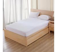 Oliver Bedding Small Double (4Ft) Size Waterproof Mattress Protector (190x122 cm), Terry Towel Fitted Cover, Breathable, Deep Fit up to 30cm, Anti-Allergy & Bed Bug Protection