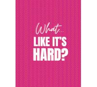 Oliver & Company | Cute Large Notebook, PINK Design, 11" x 8.25" with Durable Hardcover and 200 Lined Pages, Legally Blonde