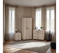 Oliver Furniture Light Oak Effect Bedroom Set Wardrobe Chest Bedside