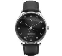 Oliver Green Caeli CA39BKLEBK - Man - 39 mm - Analogue - Quartz - Sapphire Glass Black 39 mm