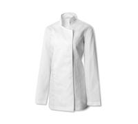Oliver Harvey Ladies York White Long Sleeve Press Stud Chef Jacket Size 8 (Each)