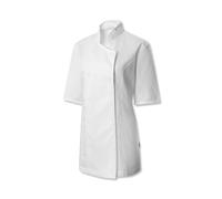 Oliver Harvey Ladies York White Short Sleeve Press Stud Chef Jacket Size 8 (Each)