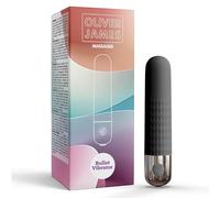 Oliver James Bullet Vibrator - Discreet Pocket-Sized with 10 Modes (Black)