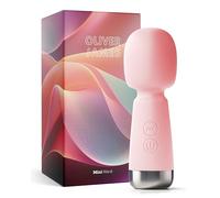 Oliver James Mini Vibrator - Portable Wand Massager w/ 5 Patterns, 5 Speeds