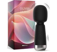 Oliver James Mini Vibrator - Portable Wand Massager w/ 5 Patterns, 5 Speeds