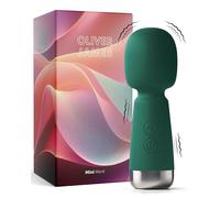 Oliver James Mini Vibrator - Portable Wand Massager w/ 5 Patterns, 5 Speeds