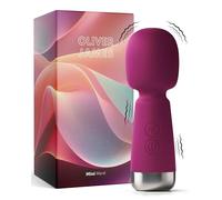 Oliver James Mini Vibrator - Portable Wand Massager w/ 5 Patterns, 5 Speeds