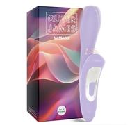 Oliver James Tapping Rabbit Vibrator Wand - Quiet Dual Motor Sex Toy 7 Vibration and 7 Tapping Modes | G Spot Clitoral Stimulator Waterproof Body-Safe Silicone Dildo for Women and Couples Sex Toys