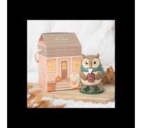 Oliver Owl Resin Ornament For Woodland Home Decor