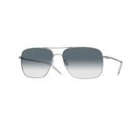 Oliver Peoples Man Sunglass OV1150S Clifton - Frame color: Silver, Lens color: Clear Gradient Blue Photochromic