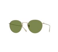 Oliver Peoples Unisex Sunglass OV1186S Coleridge Sun - Frame color: Gold, Lens color: Green C