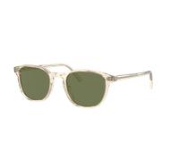 Oliver Peoples Man Sunglass OV5219S Fairmont Sun - Frame color: Buff, Lens color: Green