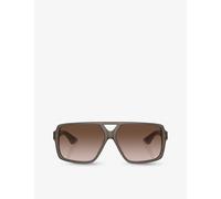 Oliver Peoples Mens Brown Ov5520su 1977c Square-frame Acetate Sunglasses 13.9cm