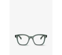 Oliver Peoples Mens Green Ov5525u Square-frame Acetate Optical Glasses