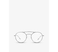 Oliver Peoples Mens Ov1309st Reymont Round-frame Titanium Optical Glasses