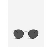 Oliver Peoples Mens Silver (silver) Ov1186s Coleridge Sun Metal and Crystal Round Sunglasses 13cm