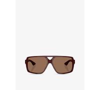 Oliver Peoples Oliver Peoples Ov5520Su 1977C Rectangle-Frame Acetate Sunglasses Red