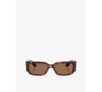 Oliver Peoples Oliver Peoples Ov5583Su 1995 Rectangle-Frame Tortoiseshell Acetate Sunglasses Brown