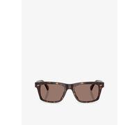 Oliver Peoples Oliver Peoples Ov5596Su Rectangle-Frame Tortoiseshell Acetate Sunglasses Brown