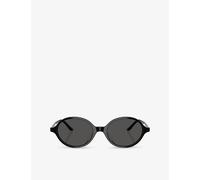 Oliver Peoples Oliver Peoples x Khaite Ov5574Su 2000C Oval-Frame Acetate Sunglasses Black