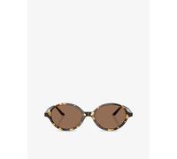 Oliver Peoples Oliver Peoples x Khaite Ov5574Su 2000C Oval-Frame Acetate Sunglasses Brown