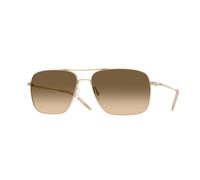 Oliver Peoples Clifton 0OV1150S 534385 Gold/Chrome Olive Metal Sunglasses