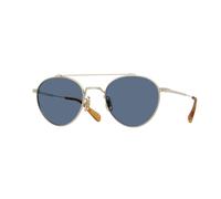 Oliver Peoples OV1223ST BRUNNER 534780 Man Sunglasses Titanium Gold Blue Pantos Normal