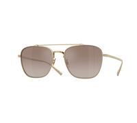 Oliver Peoples Man Sunglass OV1349ST Avison - Frame color: Soft Gold, Lens color: Tuscan Brown Gradient Mirror