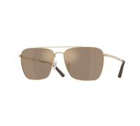 Oliver Peoples Man Sunglass OV1362S R-15 - Frame color: Gold, Lens color: Desert Flash Mirror
