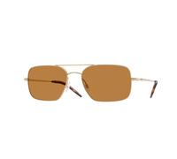 Oliver Peoples OV1373S VICTORY II 503553 Unisex Sunglasses Metal Gold Orange Squared Normal
