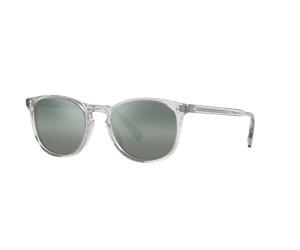 Oliver Peoples OV5298SU FINLEY ESQ. SUN (U) 166941 Unisex Sunglasses Acetate Black Silver Round Normal