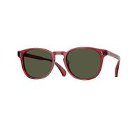 Oliver Peoples OV5298SU FINLEY ESQ. SUN (U) 176452 Unisex Sunglasses Acetate Red Green G15 Round Normal