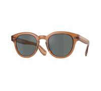 Oliver Peoples Unisex Sunglass OV5413SU Cary Grant Sun - Frame color: Carob, Lens color: Regal Blue