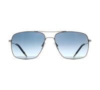 Oliver Peoples Rectangle Silver Blue Gradient Polarized OV1150S Clifton