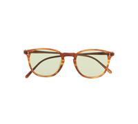 Oliver Peoples tortoiseshell-effect round-frame sunglasses - Brown 48
