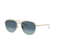 Oliver Peoples Unisex Sunglass OV1335ST Rivetti - Frame color: Gold, Lens color: Marine Gradient