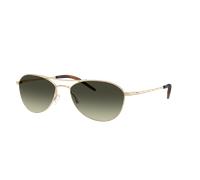 Oliver Peoples Unisex Sunglass OV1358S Aero II - Frame color: Gold, Lens color: G-15 Gradient