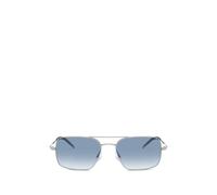 Oliver Peoples Victory II rectangle-frame sunglasses - Silver 55
