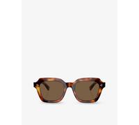Oliver Peoples Womens Brown Ov5526su Kienna Square-frame Tortoiseshell Acetate Sunglasses 5.2cm