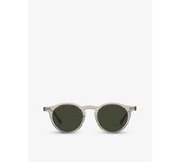 Oliver Peoples Womens Grey Ov5504su Round-frame Acetate Sunglasses