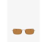 Oliver Peoples Womens Oliver Peoples Ov1364St Rectangle-Frame Metal Sunglasses Gold