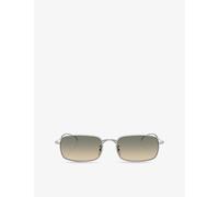 Oliver Peoples Womens Oliver Peoples Ov1364St Rectangle-Frame Metal Sunglasses Silver