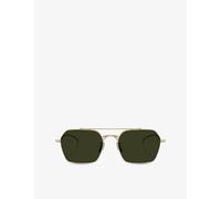 Oliver Peoples Womens Oliver Peoples Ov1365St Square-Frame Metal Sunglasses Gold