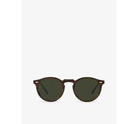 Oliver Peoples Womens Oliver Peoples Ov5456Su Gregory Peck Round-Frame Acetate Sunglasses