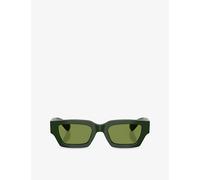 Oliver Peoples Womens Oliver Peoples Ov5612Su Jil Sander Edition 6 Rectangle-Frame Acetate Sunglasses Green