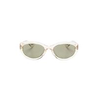 Oliver Peoples x Khaite 1969C oval-frame sunglasses - White 53