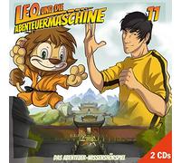 Oliver Rohrbeck - Leo und die Abenteuermaschine 11 | Kinderhörspiel | Doppel CD + mp3 Inside |Wissenshörspiel für Kinder | Bruce Lee | Karma