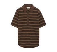 Oliver Spencer Judo Striped Cotton Polo Shirt - Brown - S